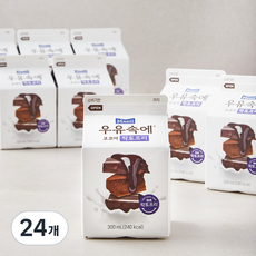 매일유업 우유속에 코코아맛 우유, 300ml, 24개