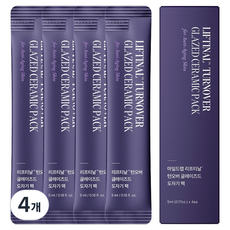MILD LAB 陶瓷光澤緊緻面膜, 4入, 4個