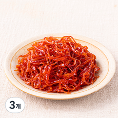 오징어 실채 양념볶음, 300g, 3개