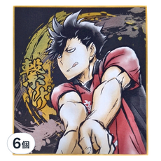 Haikyu 排球少年!! 激鬥!!閃亮色紙 黑尾鐵朗, 1色, 6個