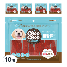 펫루트 찹찹츄 스테이크 강아지 건조간식 300g, 10개, 소고기맛