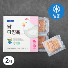 베베쿡 무항생제 인증 닭 다짐육 1단계 (냉동), 180g, 2개