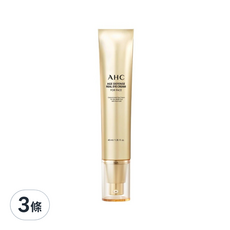 AHC 黃金逆時超導胜 緊緻全臉眼霜, 40ml, 3條