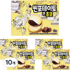 씬 포테이토 앤 초코 12p, 10개, 72g