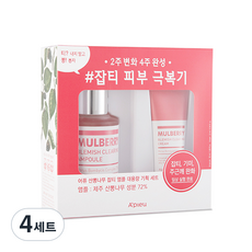 어퓨 산뽕나무 잡티 앰플 50ml + 크림 22ml 세트, 4세트