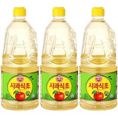 오뚜기 사과식초, 2L, 3개