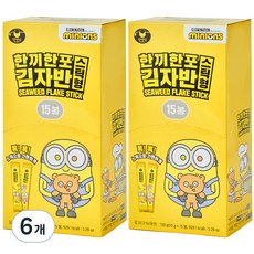 만전김 미니언즈 한끼한포 스틱 김자반, 150g, 6개 - 밥스누김자반