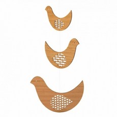 쁘띠꼴라쥬] 클래식대나무모빌, Bird Trio