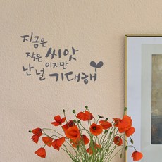 원에이엠 캘리그라피 포인트스티커 작은 씨앗, 연회