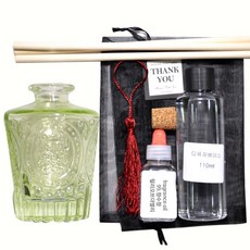 케이지 디퓨저KIT 엔틱심볼 그린 우드태슬 향수향, 릴리오브더밸리, 150ml