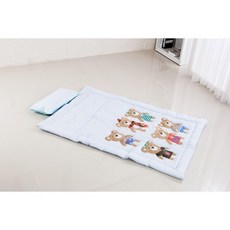 오가닉빈 테디스토리 차렵이불, 블루