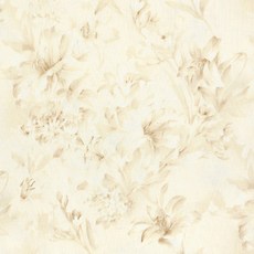 데이릴리 대폭 프린트 300cm 원단, 크림, 1개