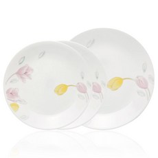 코렐 목련 원형중접시 원형대접시, 3p (목련 중접시 2p, 대접시 1p), 1개