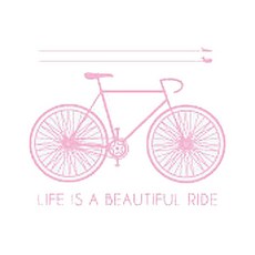 BEAUTIFUL RIDER 스티커 그린