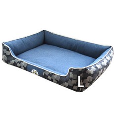  KIZBON 체크무늬 애견방석, 혼합 색상(PYW1132) 