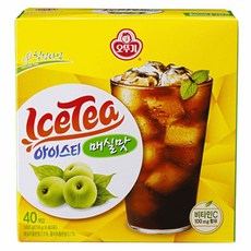 오뚜기 아이스티 매실맛 40개입, 14g, 1개