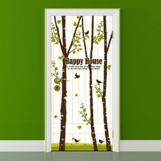 현관문리폼시트지자작