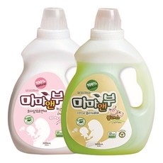 마마앤부 유아세제 PLUS 베이비파우더향 세트, 1세트