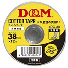 D&M 棉帶 DC38 3.8cm x 12m, 1捲, 1捲