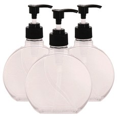 원라이프 하트리필전용펌프용기 2호 330ml, 혼합 색상, 3개