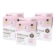 닥터마마 항균 이유식 저장팩 30p 3팩, 30매, 3세트
