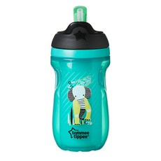 토미티피 보온보냉 빨대컵 260ml, 그린, 1개