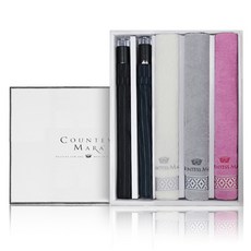 송월우산 2단 폰지 스트라이프 우산 2p + 맥스세면타월 3p + 포장박스 + 쇼핑백, 랜덤 발송, 1세트