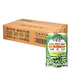 참존식품 완두콩, 400g, 24개입