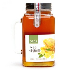 ORGA 1+등급 야생화꿀, 1.1kg, 1개