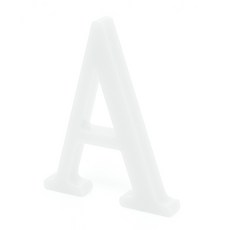Kuu 大寫字母造型擺飾, A（白）