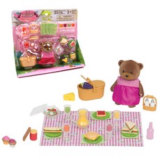 우디즈패밀리 피크닉플레이세트 동물인형