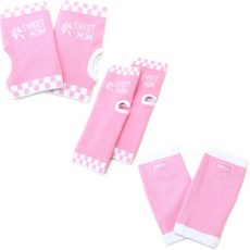 스윗맘 임산부 입체형 풀패키지 손목 2p + 발목 2p + 무릎 2p 보호대 세트, 핑크