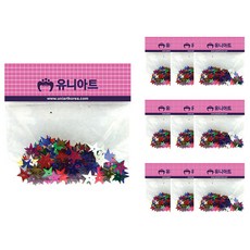 유니아트 1000 스팡클 비즈 중, 별, 10개입