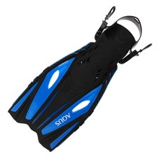 AQUS Lash 浮潛腳蹼 短鰭 M AQSF-0004, 藍色（藍色）, 1個