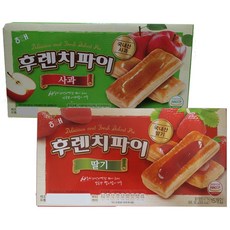 해태제과 후렌치파이 딸기 192g + 후렌치파이 사과 192g 과자세트, 1세트