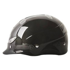 SST B-1 반모 오토바이 헬멧, 블랙