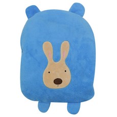 조아홈리빙 손목쿠션담요, 블루토끼