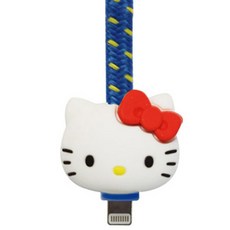 헬로키티 애플 8핀 라이트닝 USB 케이블 블루, 1개