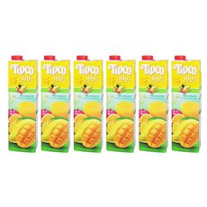 Tipco 芒果混合果汁, 6個, 1L