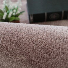 주노데코 바라롱 극세사 러그 카페트 + 발매트, 브라운
