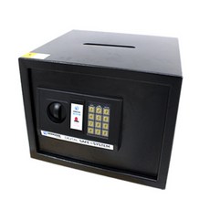 오에이데스크 디지털 충격 감지 안전 금고 30D 지폐 투입구, 블랙