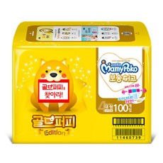 마미포코 골드퍼피 밴드형 기저귀 남여공용, 100매, 4단계