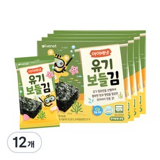 아이배냇 유기 보들 김, 김맛, 20g, 12개 김맛 × 20g × 12개 섬네일