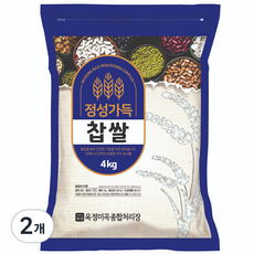정성가득 찹쌀, 4kg, 2개