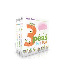 3 Peas in a Pod: LMNO Peas; 1-2-3 Peas; Little Green Peas Boxed Set, Little Simon