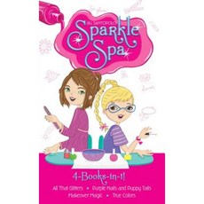 Sparkle Spa 4-Books-In-1!: All That Glitters; Purple Nails and Puppy Tails; Makeover Magic; True Colors Hardcover, Aladdin Paperbacks