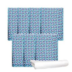 송월타월 에어샤워 그레이스 샤워타월 7p + 수입행주30, 파랑, 1세트