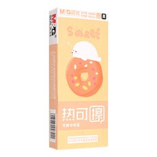  블루마토 지워지는 볼펜6 Sweet 세트 A0902 디자인 랜덤 발송, 검정, 12개입 