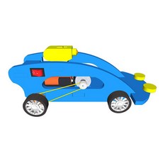 STEAM Science Speed橡膠動力雷射汽車組, 1組