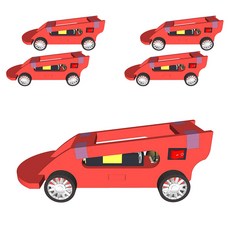 Hyang & Aesthetics STEAM Science Speed Gear Car 通用型, 5件